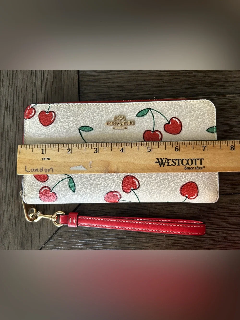 Coach cherry 🍒 wallet